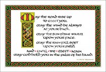 Celtic Blessing, A Postcard