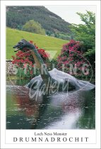 Loch Ness Monster, Drumnadrochit Postcard