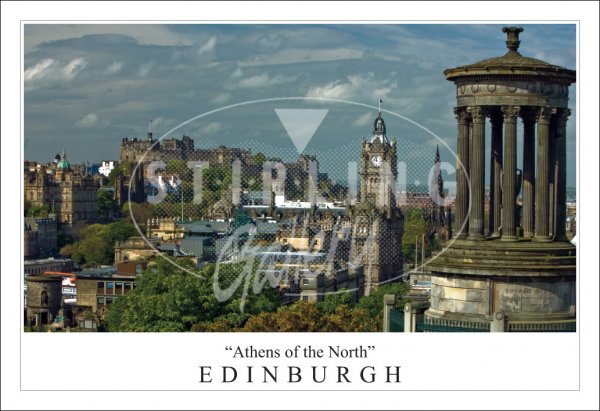 Athens of the North - Edinburgh Postcard