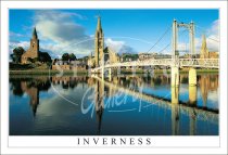 Inverness, Greig St. Bridge, River Ness Postcard
