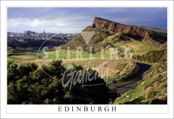 Edinburgh - Salisbury Crags Postcard