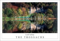 Loch Achray - The Trossachs, Autumn Reflections Postcard