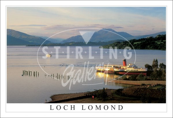 Maid of the Loch, Loch Lomond Postcard