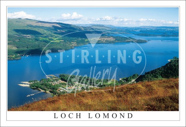 Inverbeg to Rowardennan, Loch Lomond Postcard