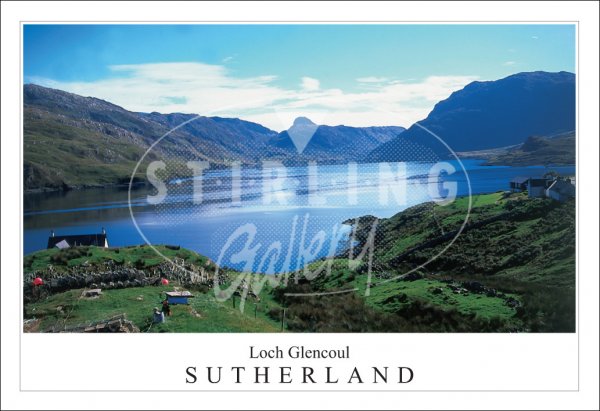 Loch Glencoul - Sutherland, Ullapool Postcard