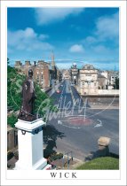 Wick, Bridge Street, Caithness Postcard