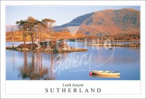 Loch Assynt - Sutherland Postcard