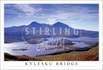 Kylesku Bridge, Loch Glendhu to Quinag, Sutherland Postcard