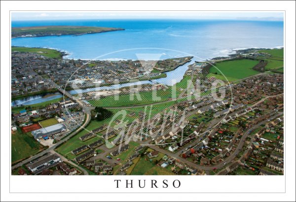 Thurso, Pentland Firth an Aerial View Postcard