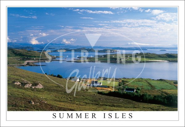 Summer Isles, from Polbain, Wester Ross Postcard