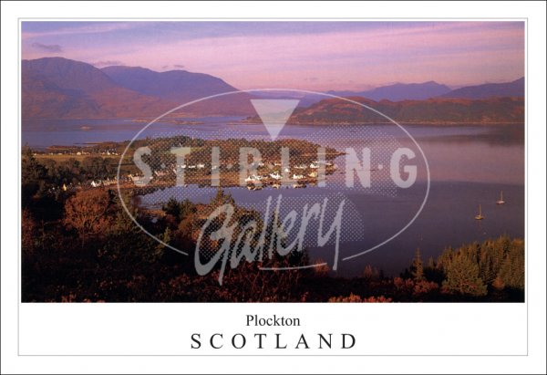 Plockton - Scotland, Evening Postcard