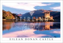 Eilean Donan Castle, Autumn reflection Postcard