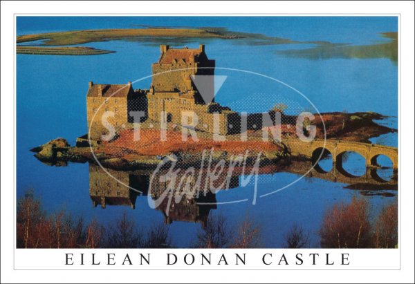 Eilean Donan Castle, Reflections in Autumn Postcard
