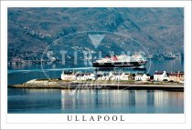 Ullapool, Ferry Leaving Postcard