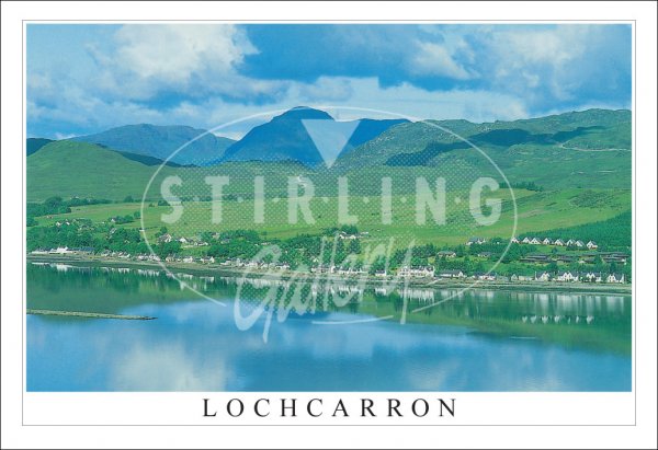 Lochcarron, Village towards Bealach Na Ba Postcard