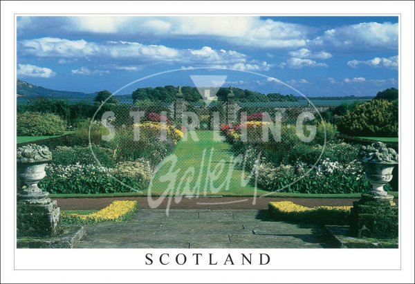 Kinross House Garden to Loch Leven Postcard