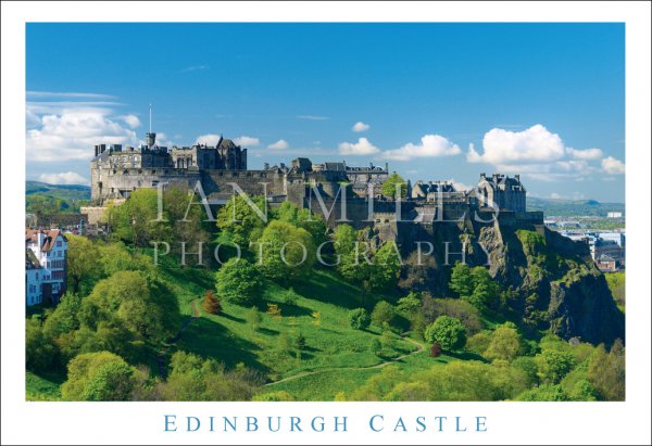 Edinburgh Castle, Summer Postcard