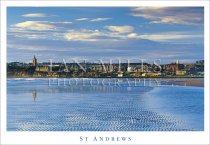 St Andrews, Town Across West Sands Postcard