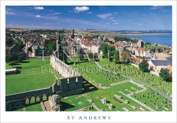 St Andrews, From Rule's Tower Postcard