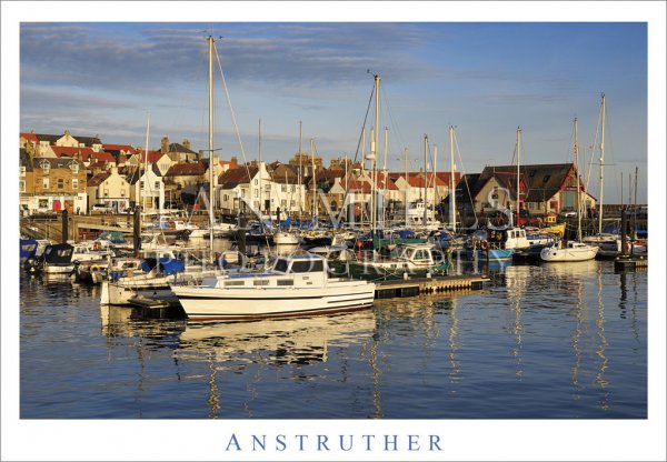 Anstruther across the Marina Postcard