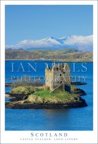 Castle Stalker, Loch Linnhe - Scotland Postcard