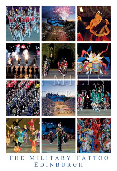 Military Tattoo,The, Edinburgh Postcard