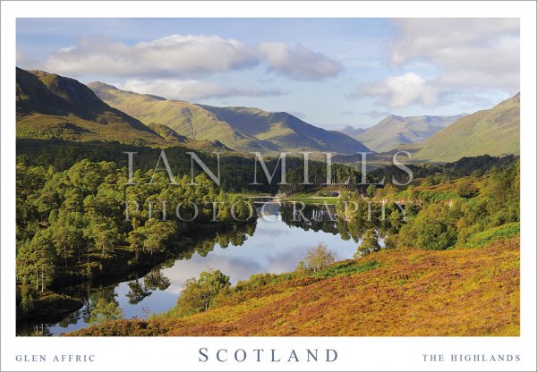 Glen Affric, Highlands - Scotland Postcard