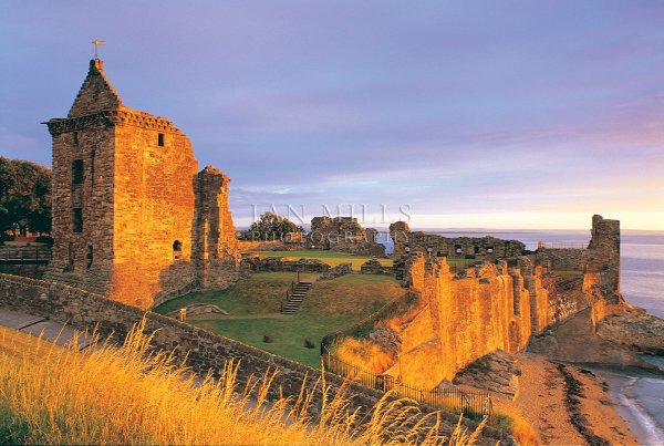 St Andrews Castle, Close Up Postcard