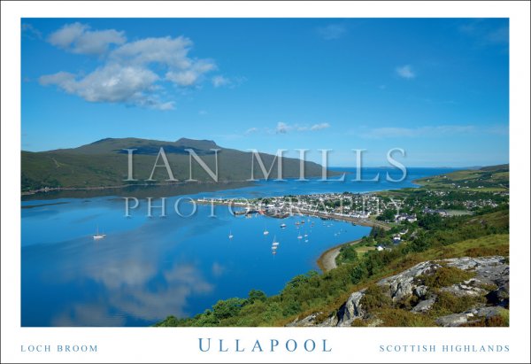 Ullapool, Loch Broom, Highlands, From Hillside Postcard