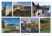 Crail, Multi Views Historic Village Postcard