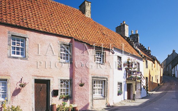Culross Village Street Up Hill Postcard