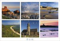 Elie, Multi Views Around Elie Postcard