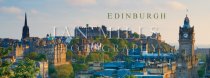 Edinburgh from Calton Hill, Balmoral Clock Magnet