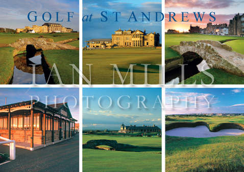 Golf at St Andrews, Multi 6 imagesMagnet