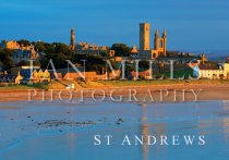 St Andrews, East Sands & Cathedral at Dawn Magnet