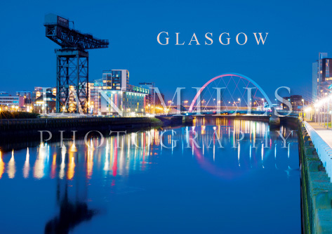 Glasgow - Crane, River Clyde, Clyde Arc Magnet