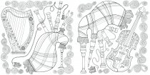 Scottish Symbols Colouring Book (May)