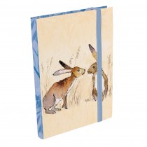 A6 Notebook Kissing Hares