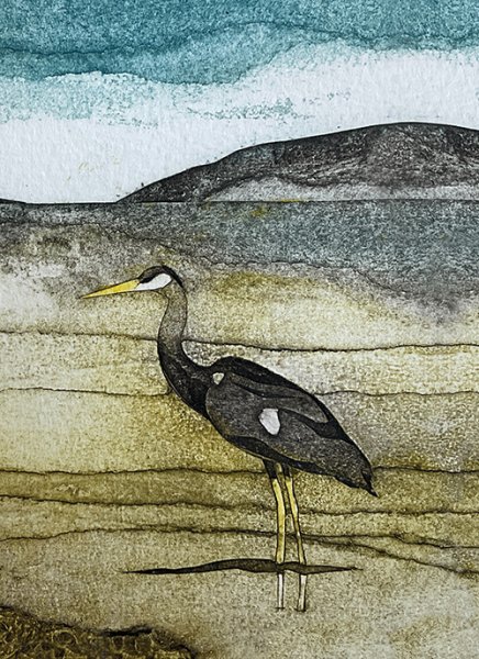 zz Notebook Wild Birds Heron