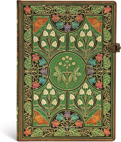 Notebook Poetry in Bloom Midi Lined