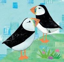 Note Block Sea Breeze Puffins