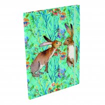 A4 Notebook Kissing Hares (Feb)