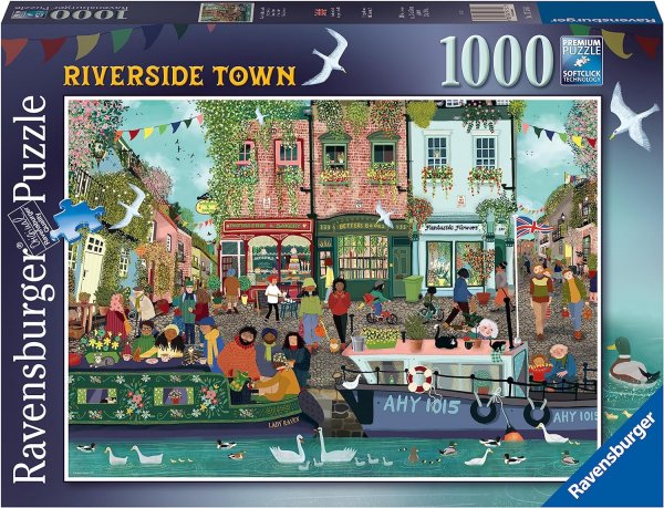Jigsaw Riverside Town 1000pc