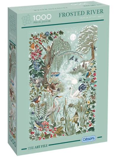 Jigsaw Art File Frosted River 1000pc