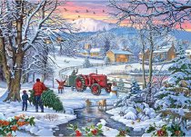 Jigsaw Bringing Home the Tree 1000pc