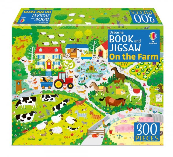 Book & Jigsaw On the Farm