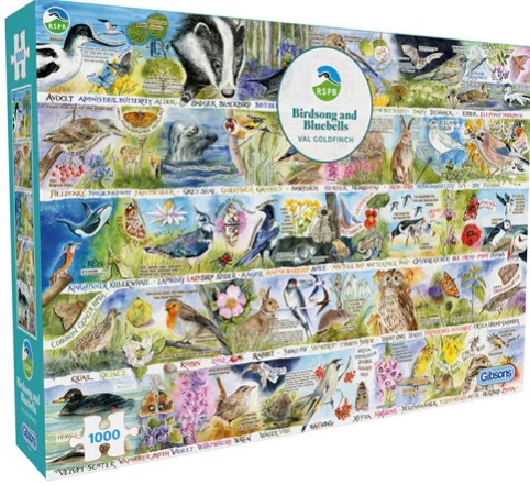 Jigsaw RSPB Birdsong & Bluebells 1000pc