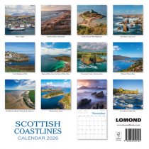 2026 Calendar Scottish Coastlines