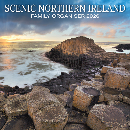 2026 Calendar Scenic Northern Ireland Family Organiser