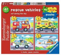 Jigsaw My First Puzzle Rescue Vehicles 4 Puzzle Box
